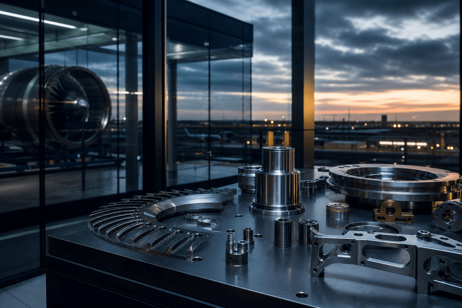 Precision aerospace components with a turbofan assembly beyond glass — high-consequence engineering systems